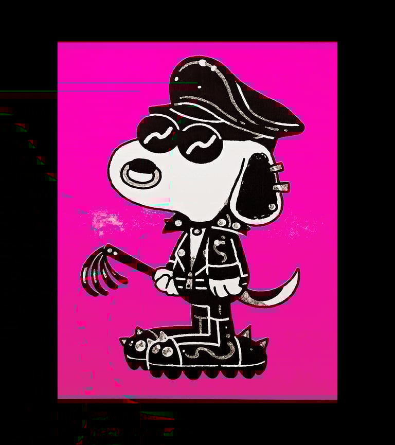 Snoop of Finland Sticker-Pink