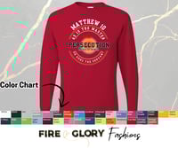 Image 1 of Persecution Badge Of Honor - Unisex Long Sleeve T Shirt - Christian FaithWear | Custom Apparel