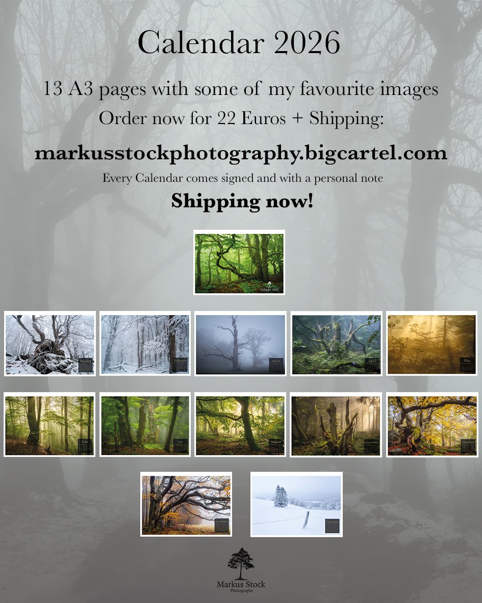 Image of Markus Stock Photography Calendar 2026