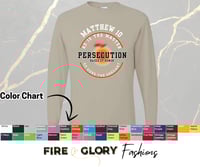 Image 4 of Persecution Badge Of Honor - Unisex Long Sleeve Tee Shirt - Christian FaithWear | Custom Apparel