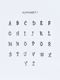 Image 1 of Alphabet & Zodiac Charms For Customisable Chains