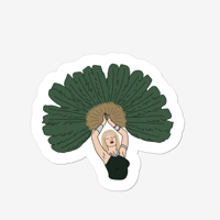 Image 3 of "The Life of a Showgirl: Ophelia Lived in Fantasy" Sticker 💚