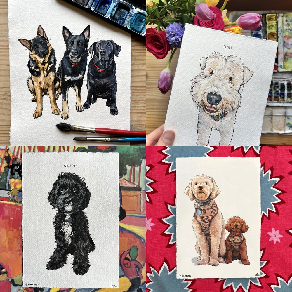 Image of bespoke pet portraits