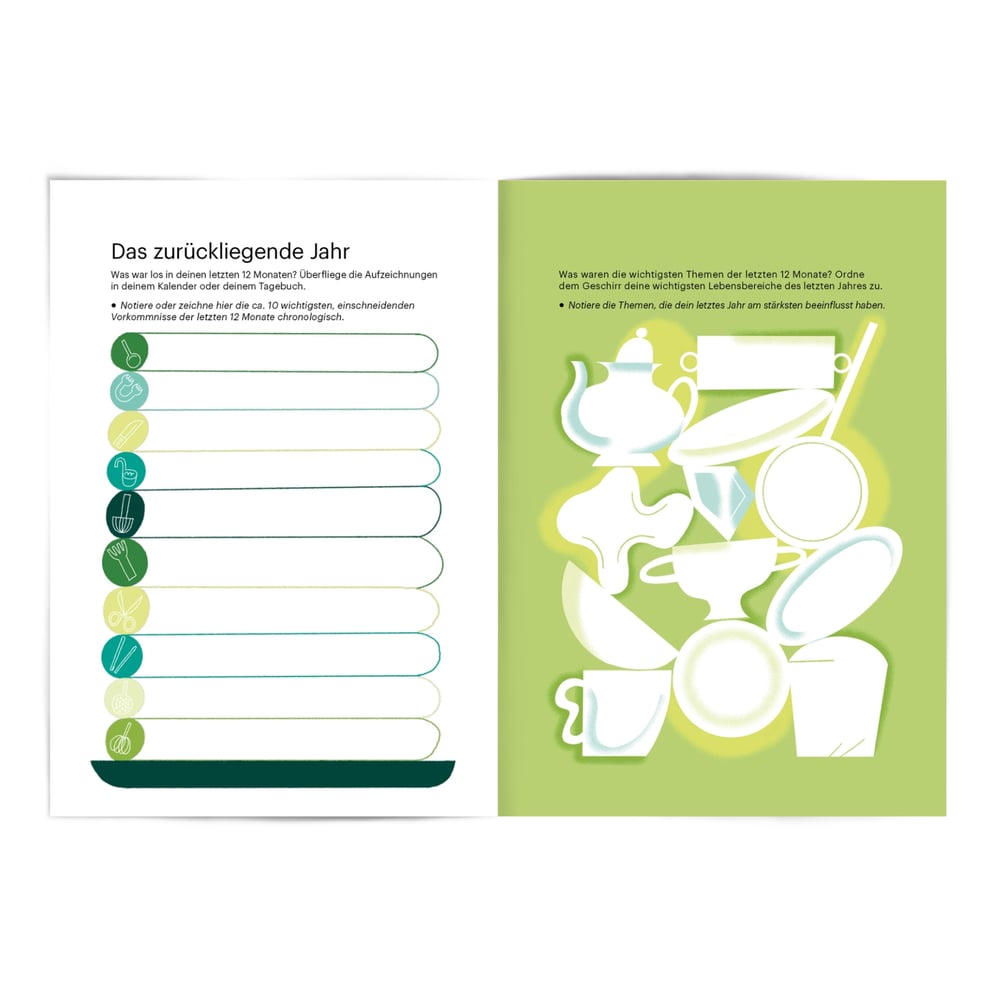 Image of Kreative Jahresplanung #4 "Nach deinem Geschmack" (grün)