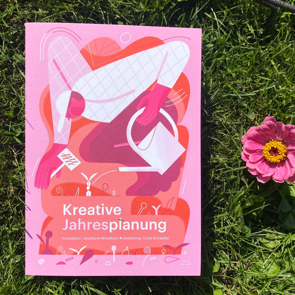 Image of Kreative Jahresplanung #3 "Im Garten" (rosa)