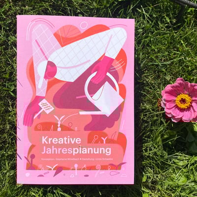 Image of Kreative Jahresplanung #3 "Im Garten" (rosa)