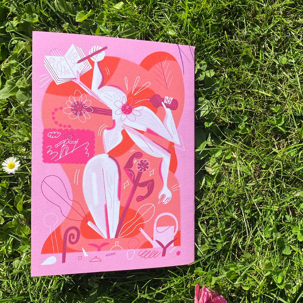 Image of Kreative Jahresplanung #3 "Im Garten" (rosa)