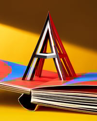 Image 2 of Alphabet in Motion: How Letters Get Their Shape by Kelli Anderson
