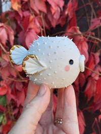 Image 2 of PRE-ORDER Porcelain pufferfish vase