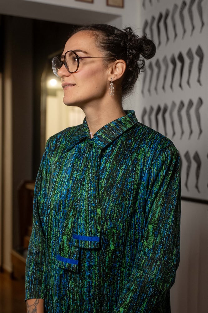 Image of Abito blue green