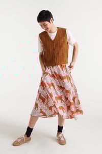 Image 5 of Falda midi  con estampado Tano dots