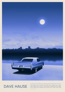 Image of Dave Hause - European Tour 2025 Screenprint