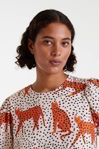 Image 4 of Vestido con estampado Tano dots