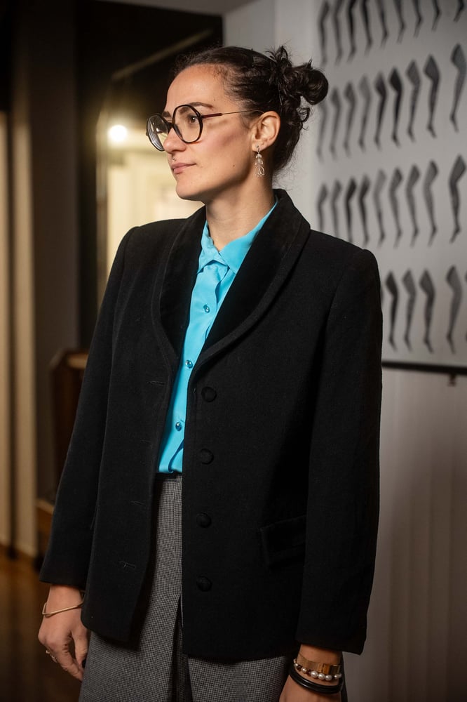 Image of Blazer black velluto