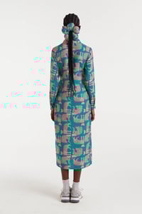 Image 2 of Vestido midi con estampado Onca 