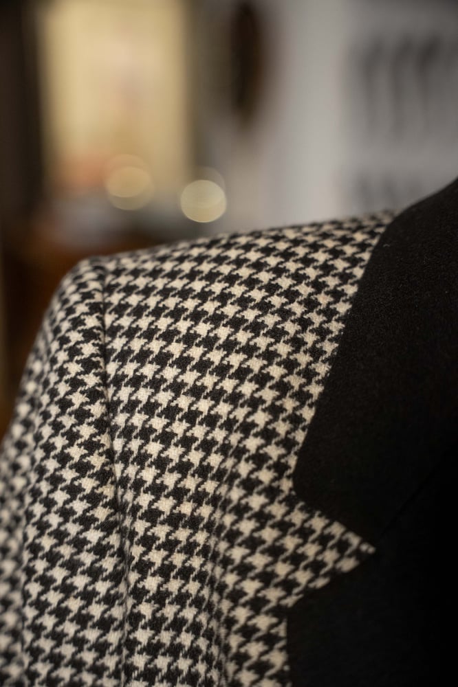 Image of Blazer pied de poule B&W