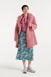 Image 5 of Falda midi con estampado Onca 