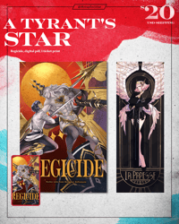 Image 1 of [PREORDER] A Tyrant's Star ~ Regicide Zine Bundle (@MetaphorZine)