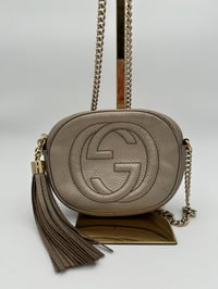 Image 1 of Gucci Soho Metallic Gold Chain Crossbody Bag