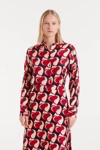 Image 1 of Camiseta con estampado heart attack