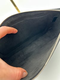Image 12 of Louis Vuitton Pochette Accessories Black Patent Epi Leather