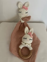 Image 1 of Crochet Bunny Comfort Set
