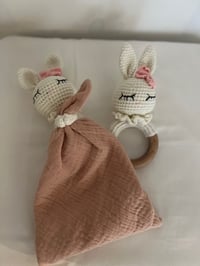 Image 2 of Crochet Bunny Comfort Set