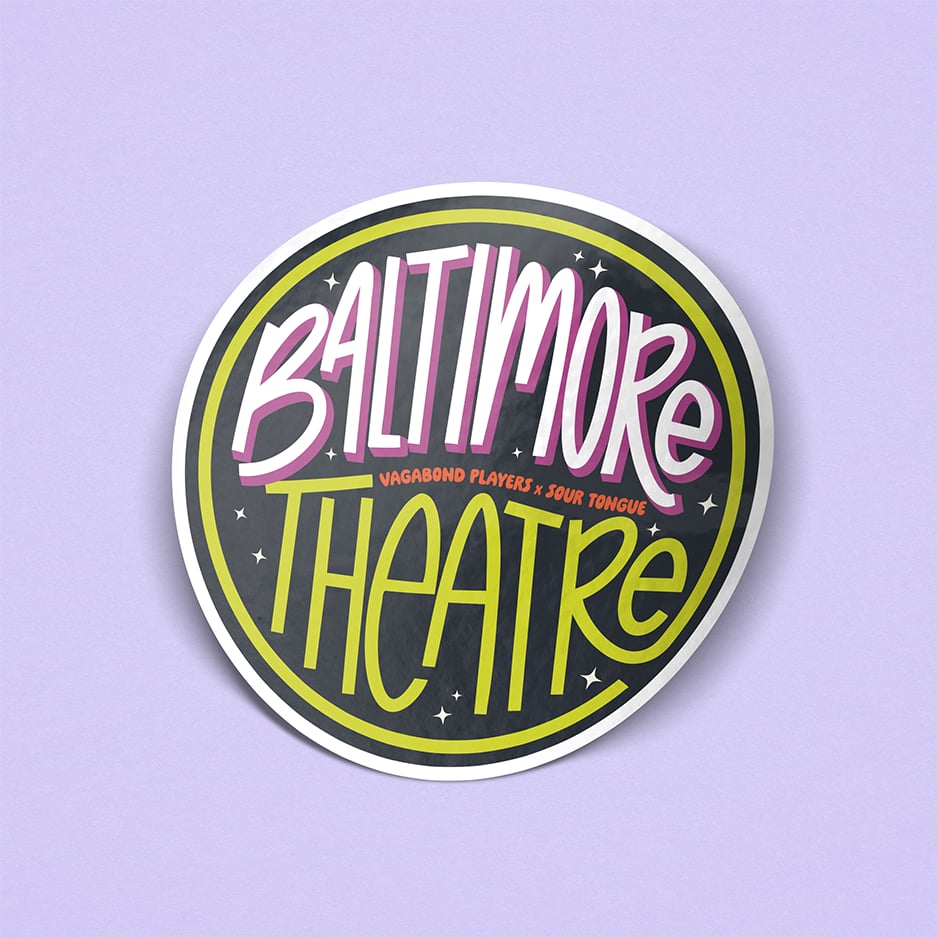 Image of Baltimore Theatre Sticker