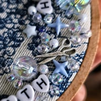Image 1 of Live Laugh Toasterbath - bead embroidery