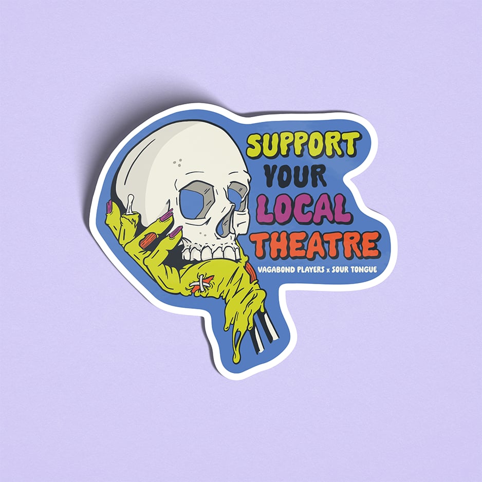 Image of Halloween Hamlet Sticker