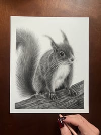 Image 2 of “Peek-a-boo in the trees” original art 