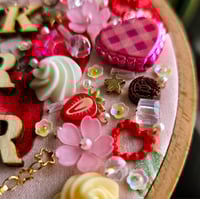 Image 2 of Drink Your Water - bead embroidery