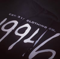 19946 DRESDEN DETROIT MI HOODIE BLACK/WHITE