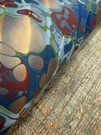 Image 2 of Hand Marbled paper one-of-a-kind 'Undulation'