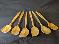 Image 1 of Birch wood serving spoons