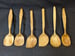 Image of Birch wood serving spoons