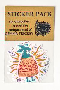 Image 2 of Wyrd Beasts die cut sticker pack