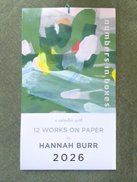 Image 1 of 2026 Limited Edition Calendar: Numbers in Boxes