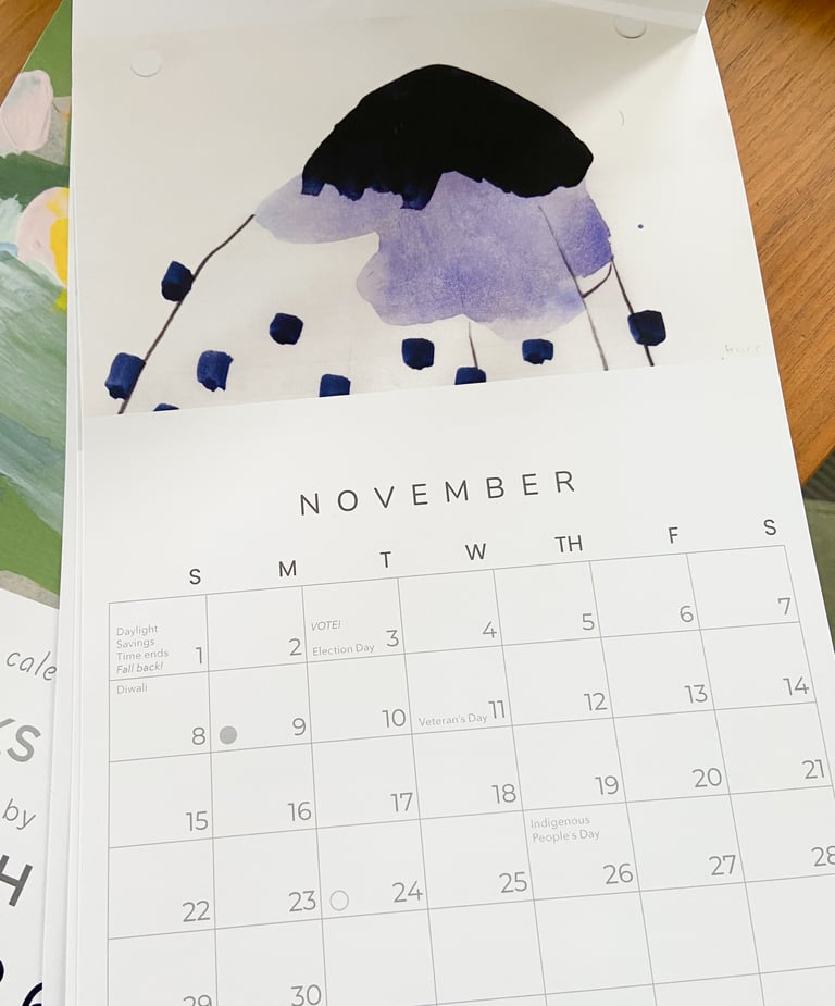 2026 Limited Edition Calendar: Numbers in Boxes Image 4