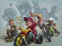 Image 1 of Craig Davison "Let's A Go" Rare Original Painting!