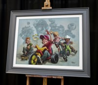 Image 2 of Craig Davison "Let's A Go" Rare Original Painting!