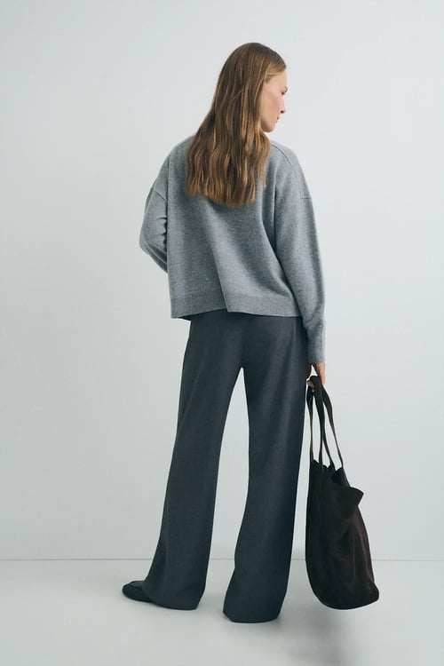 Image of 4-Chaqueta Cocoon Grey