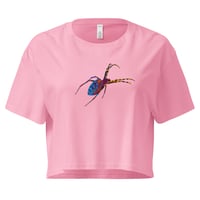Image 15 of Crop top - Spider Rainbow Glow