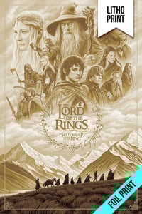 Image of FELLOWSHIP - LITHOGRAPH - 24x36 - FOIL VARIANT - AP