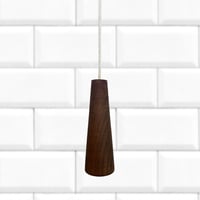 Image 2 of Bathroom Light Pull in Ebonised Cherry