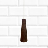 Image 4 of Bathroom Light Pull in Ebonised Cherry