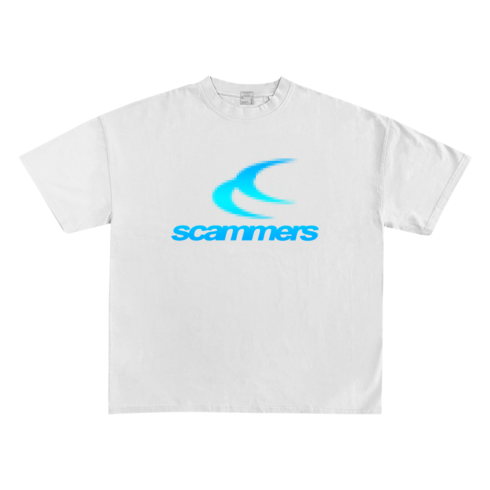 SCAMMERS TEE - WHITE