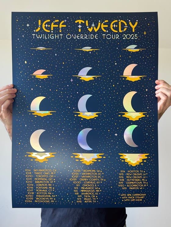 Image of "Jeff Tweedy" Foil Poster