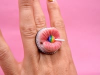 Image 3 of Pop Surreal Mouth with Chupa Chups Lollipop Ring II