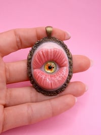 Image 4 of Pop Surreal Mouth with Eye Pendant II